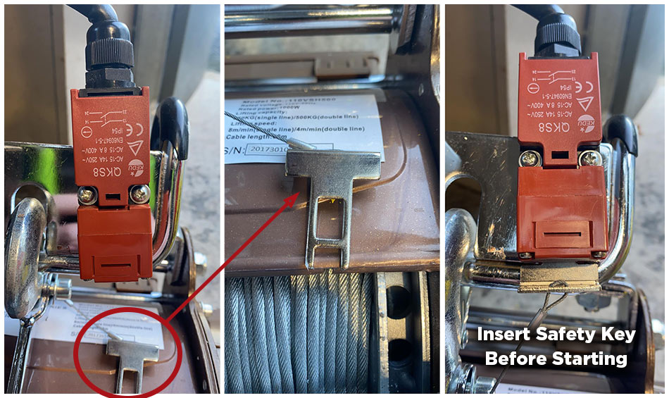 How to install your safety key